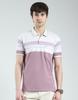 Men's Regular Fit Striped Polo Half Sleeve T-Shirt
