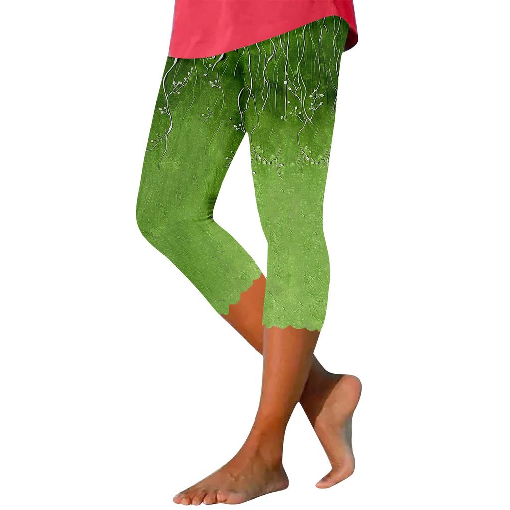 Women's Elastic Waist Pants Skinny Beach Pants