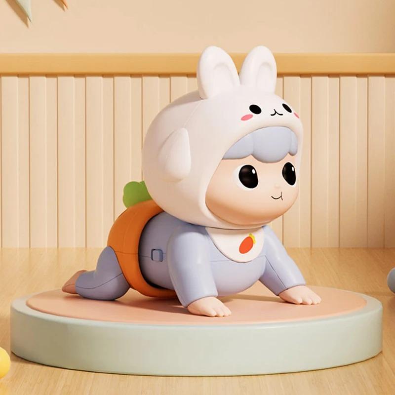 Игрушка для младенца, чтобы научиться ползать, животное, кукла для ползания, может петь, ходить, игрушка для времени на животике с музыкой, развивающая игрушка для раннего обучения, подарок