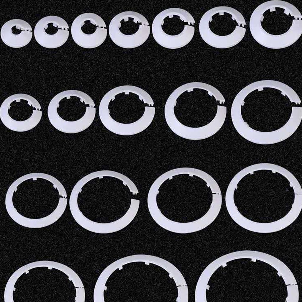 10 шт. Накладки на трубы отопления Пластиковые накладки на радиаторные трубы Простая установка для эстетического улучшения и легкого монтажа