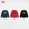 Li-Ning Мужская толстовка с флисовой подкладкой, круглым вырезом YWDV673