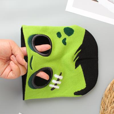 Хэллоуин смешная и персонализированная мультяшная шапка-пуловер, теплая шерстяная шапка для осени и зимы