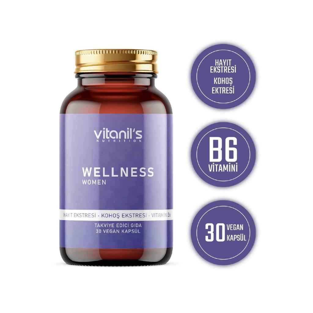 Women Wellness 30 Capsules - Hayt Extract, Kocose Extract, Vitamin B6