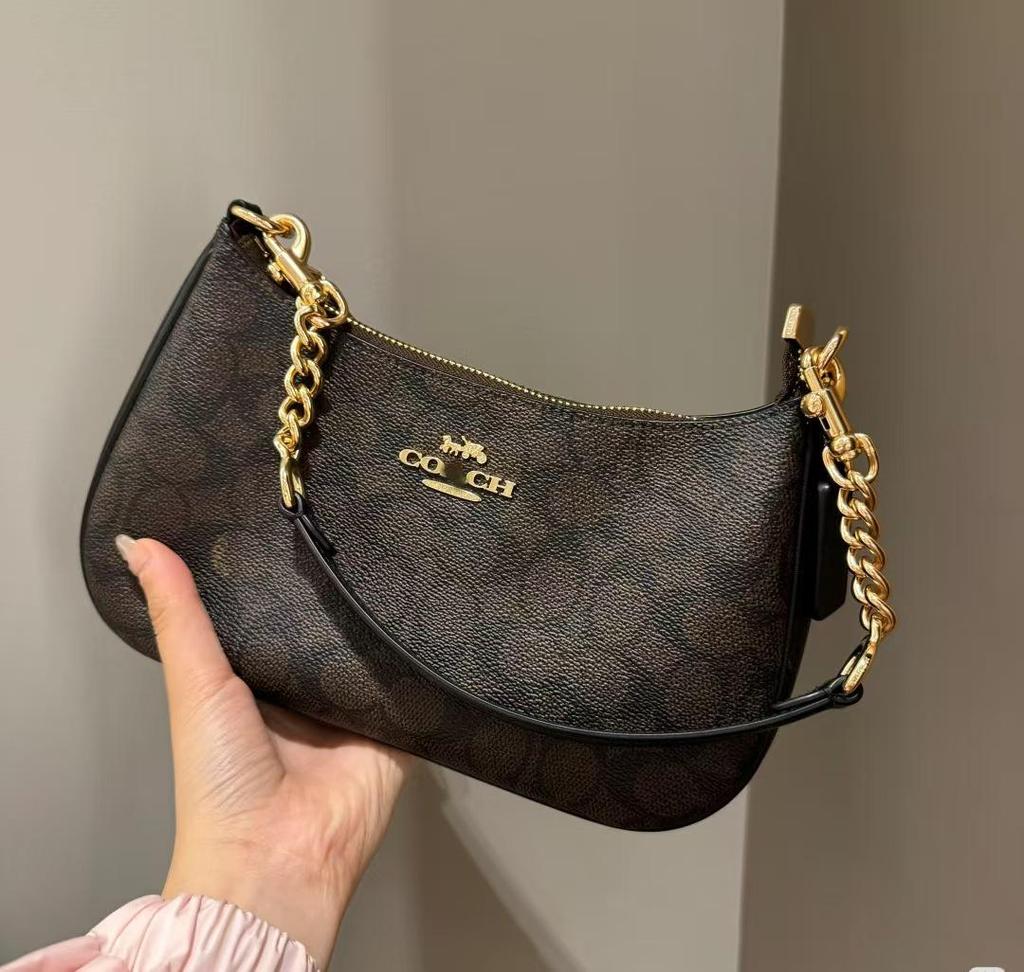 Женская классическая сумка-подмышка Koujia Teri: Универсальная однолямочная сумка-кроссбоди для повседневного и модного ношения на работу.