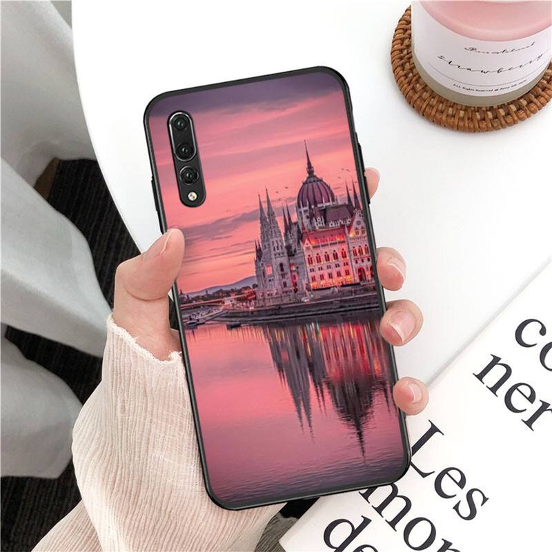 YNDFCNB Italy Venice Landscape Phone Case for Huawei P30 40 20 10 8 9 Lite Pro Plus Psmart2019