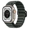 Нейлоновый ремешок для Apple Watch Band 10 9 8 7 45мм 41мм 42мм 46мм Ultra 49мм Дышащий Регулируемый Браслет iWatch 6 5 4 SE2 Пояс