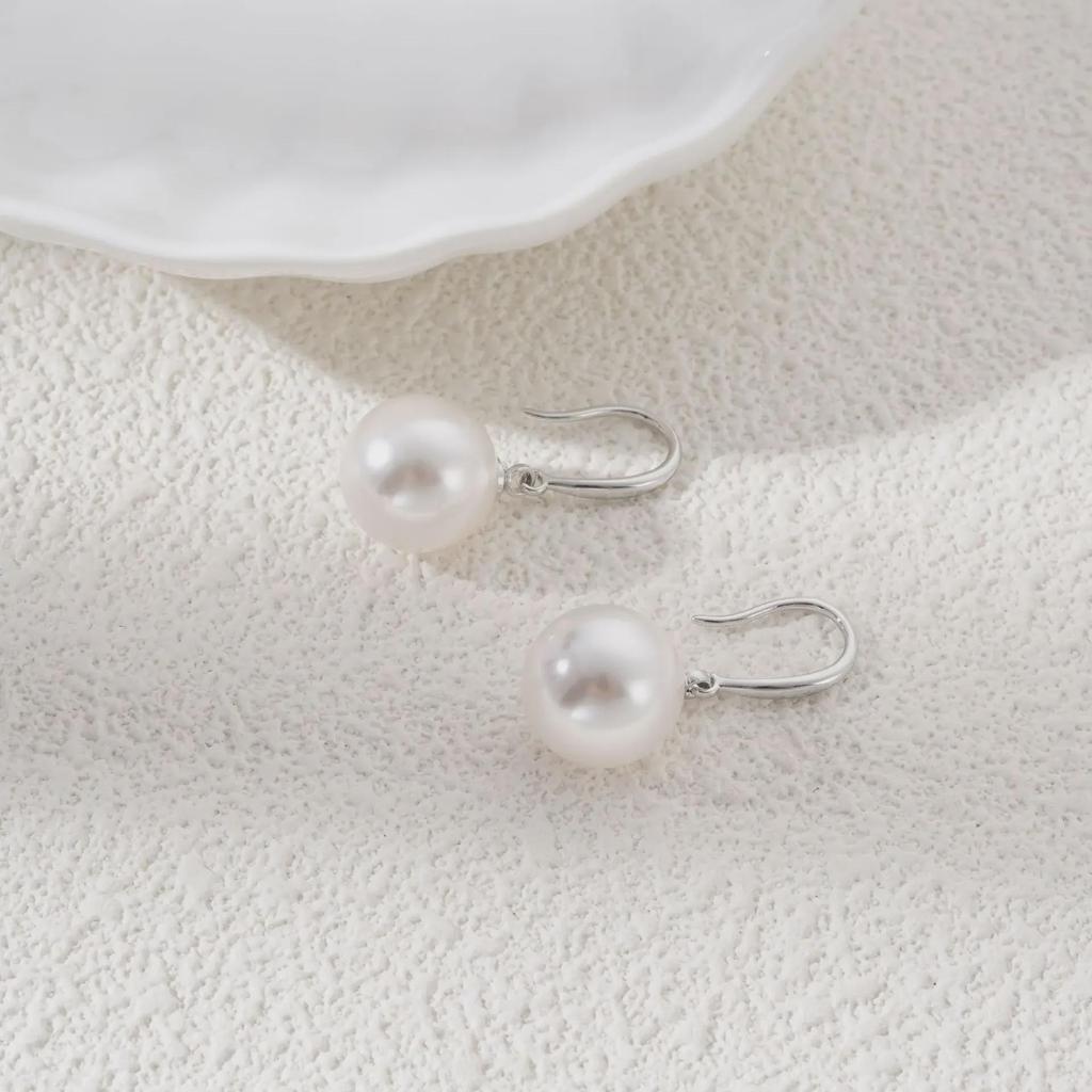 Элегантные жемчужные серьги во французском стиле — роскошный длинный дизайн для осени/зимы