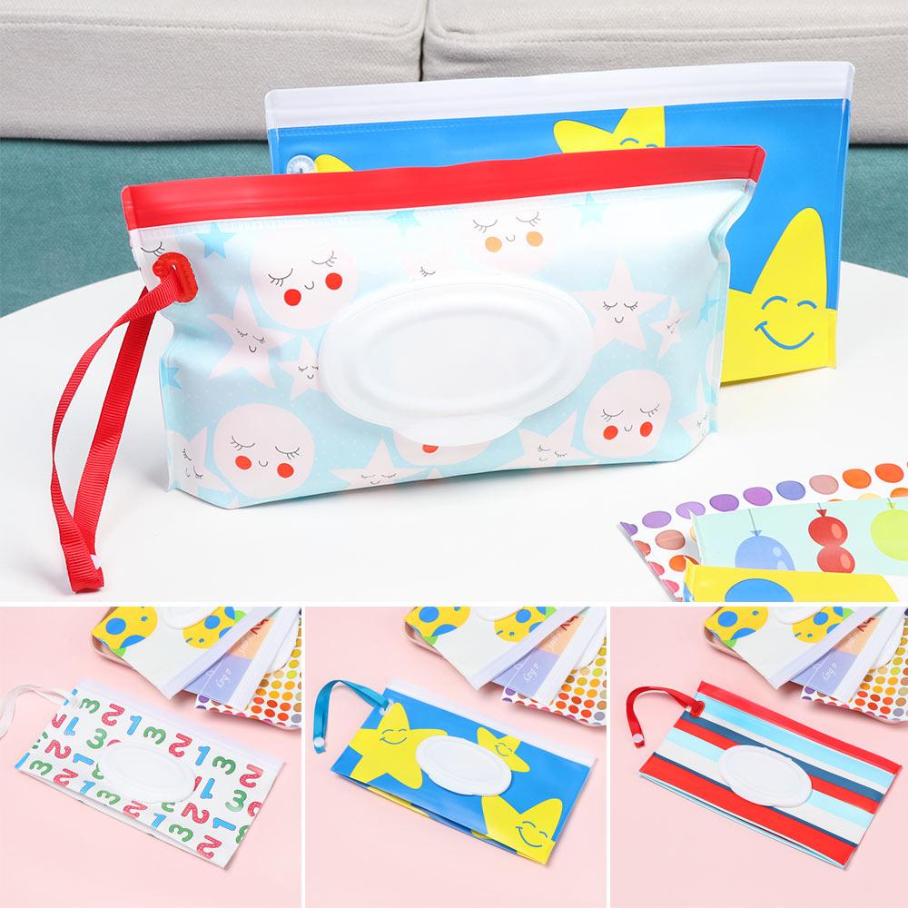Portable Baby Product Carrying Case Wet Wipes Bag Tissue Box Stroller Accessories Cosmetic Pouch