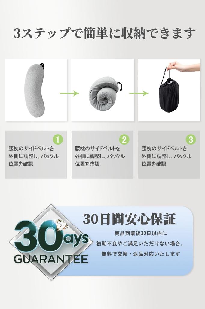 Innodenki Lumbar подушка для сна и боли в пояснице, разработанная с пеной с эффектом памяти. Скручивается для удобного хранения и Многофункциональная и подходящая для