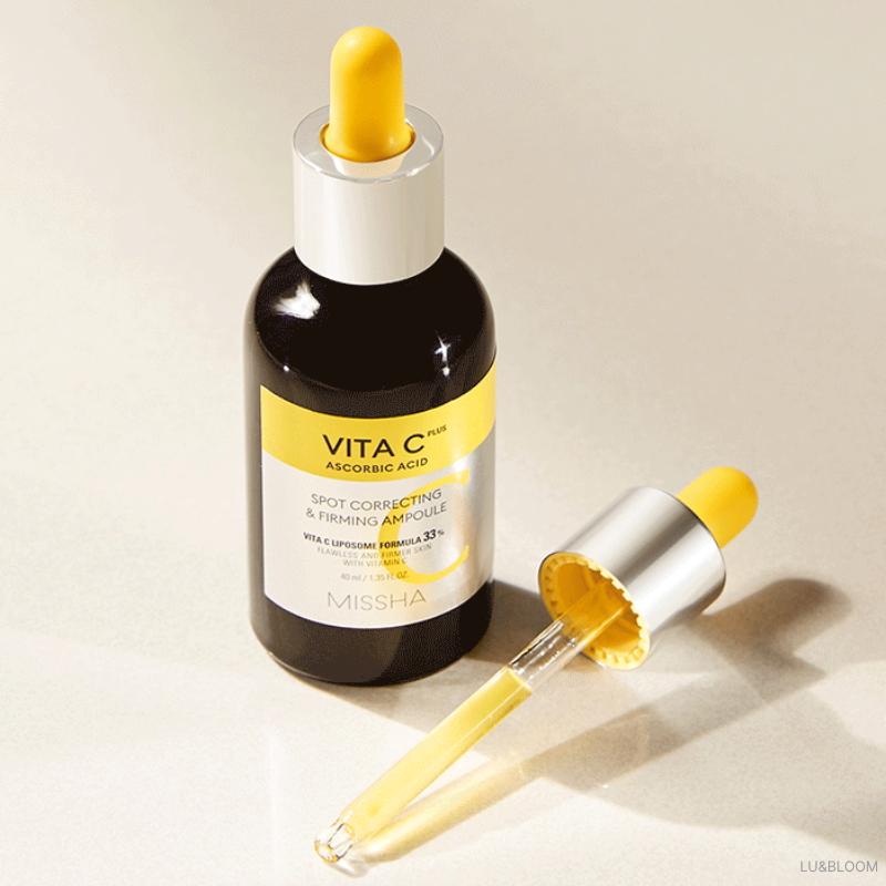 MISSHA Vita C Plus Корректирующий набор для точечного применения, 2 предмета (Щедрые 40 мл + Крем 30 мл) (+Бесплатный подарок)