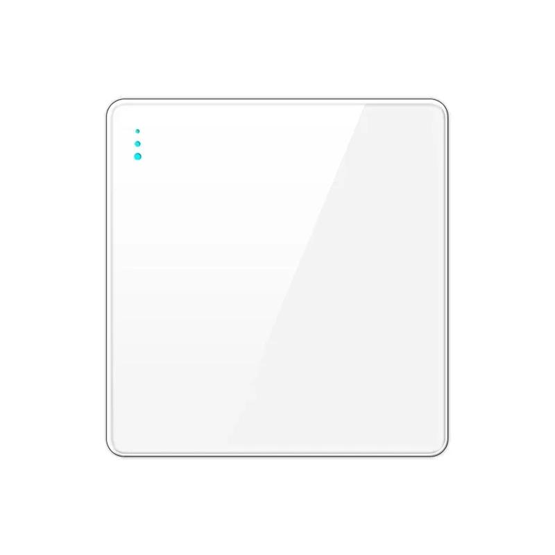 EU RU UK Standard 1/2 Way Wall Light Switch Luxury Full Tempered Glass Panel ON OFF Power Push Button Switch1/2/3/4 Gang Type 86