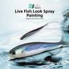 3D Design Soft Fishing Lure 11g Weight Scissor Tail Bait Live Painting Fishing Lure  Sea Fishing