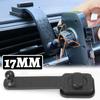Bendable Car Phone Holder Base 17mm Ball Head Stand Accessories Car Front Windshield Dashboard Screen Self Adhesive Bracket Base