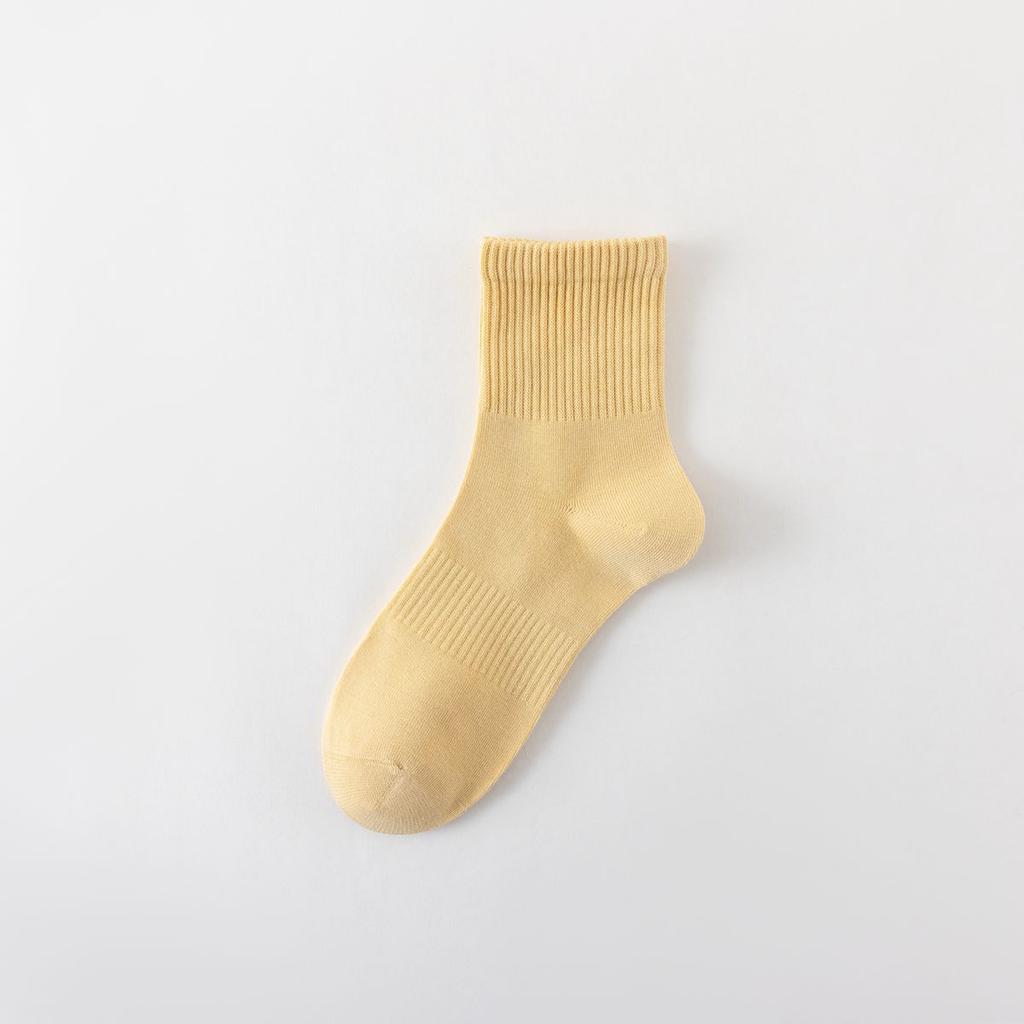 5/10 пар женских хлопковых носков, универсальные носки на все сезоны, дышащие и впитывающие пот носки