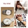 Часы STAC Made in Japan, аутентичные, круглые, 36 мм, классические [The Stack], мужские, женские [Item]