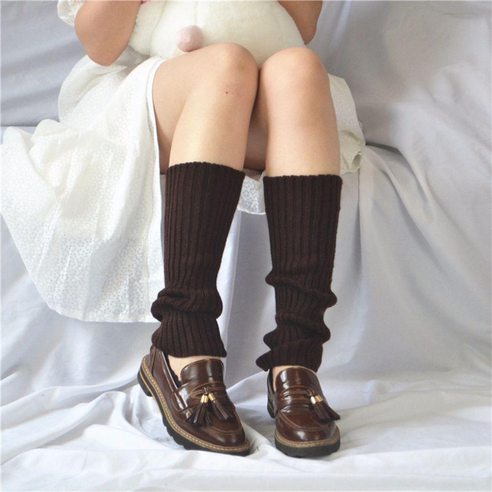 Lolita Halloween Costume Accessories Girls Women Hosiery Foot Cover Knitted Socks Wool Leg Warmers