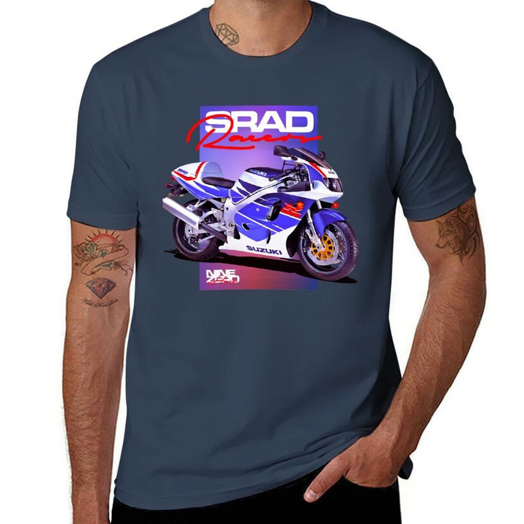 SRAD GIXXER T-Shirt Plus Size Tops Kawaii Clothes Street Wear Summer Top Mens Designer Clothes