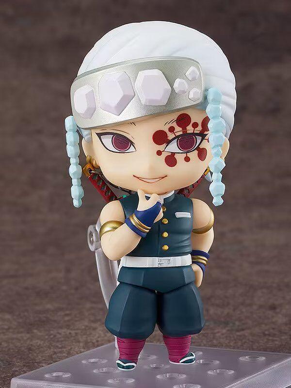 New Lover Kimetsu No Yaiba Tomioka Giyuu #1408 Action Figure Model Toy Change Face Giyuu Figurine Cute Toys 10cm