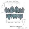 Hip Hop Bling Cubic Zircon Silver Iced Out Grillz Cooper Crystal Jewelry Top & Bottom Grillz Teeth Body Jewelry