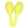 2Pcs Music Maracas Oval Shaped Plastic Hand Percussion Rattles Music Instrument for KTV Party