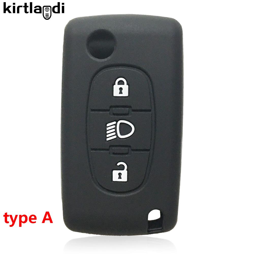 Для Fiat Scudo для Opel Combo для Peugeot Rifter 2020 207 208 307 308 407 408 5008 308SW 2008 для Citroen C4 Чехол-кожура для ключа