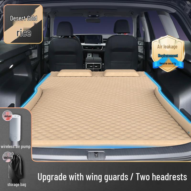 Car Inflatable Mattress for Trunk and Rear Seat - Suitable for SUVs, Foldable Sleeping Pad