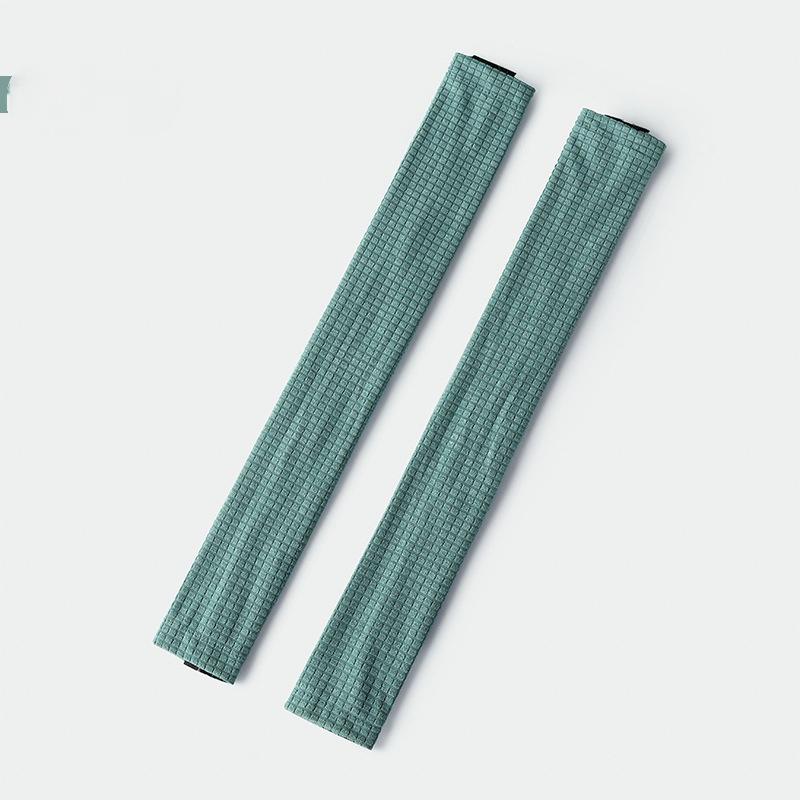 Одна пара однотонных универсальных водонепроницаемых чехлов на подлокотник для офисного стула, домашний эластичный грязеотталкивающий чехол на молнии