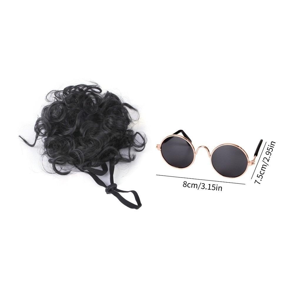 Clown's Hair Kitty Wavy Hair Adjustable Fit Cat Fake Hair Party Play Costume