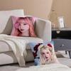 Quirky Korean Beautiful Singer SSong Yuqi Cushion Cover Throw Pillow Cover Hidden Button Durable Polyester Chair Cushion