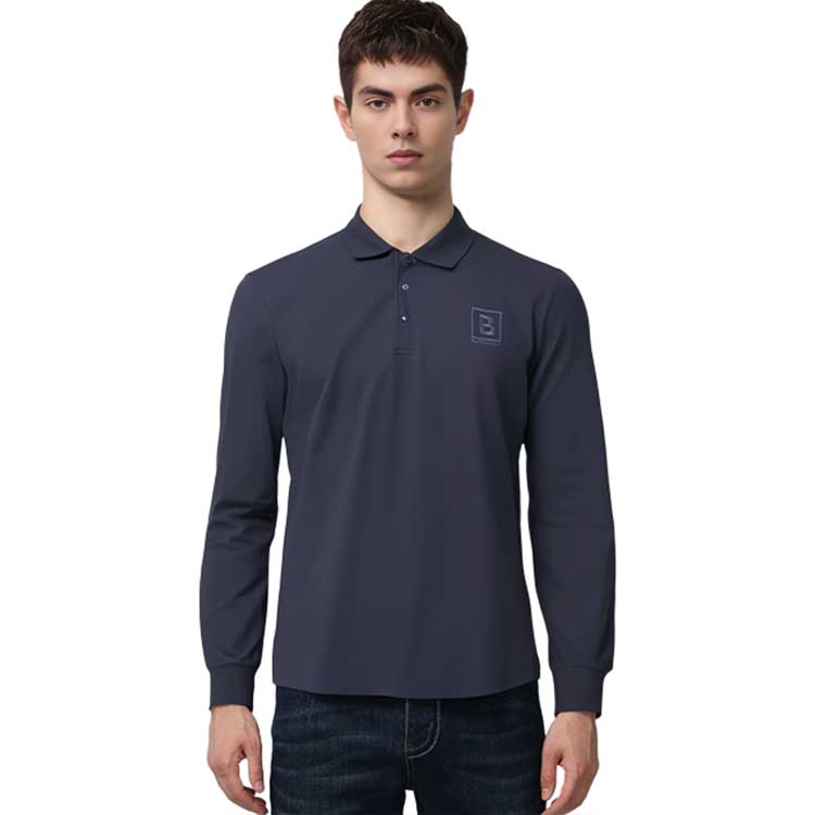 Burberry FW22 Polo Shirt Men's Navy Blue 80530631