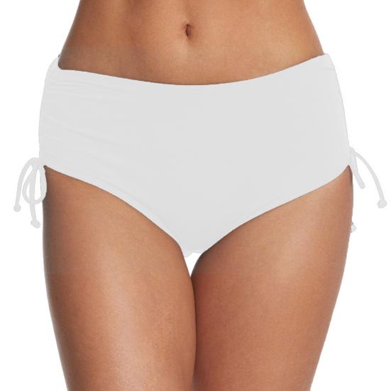 Women Swim Shorts V Cut Drawstring Bikini Swimsuit Bottom Adjustable Ruched Side Boyshorts Bathing Suit Board Shorts