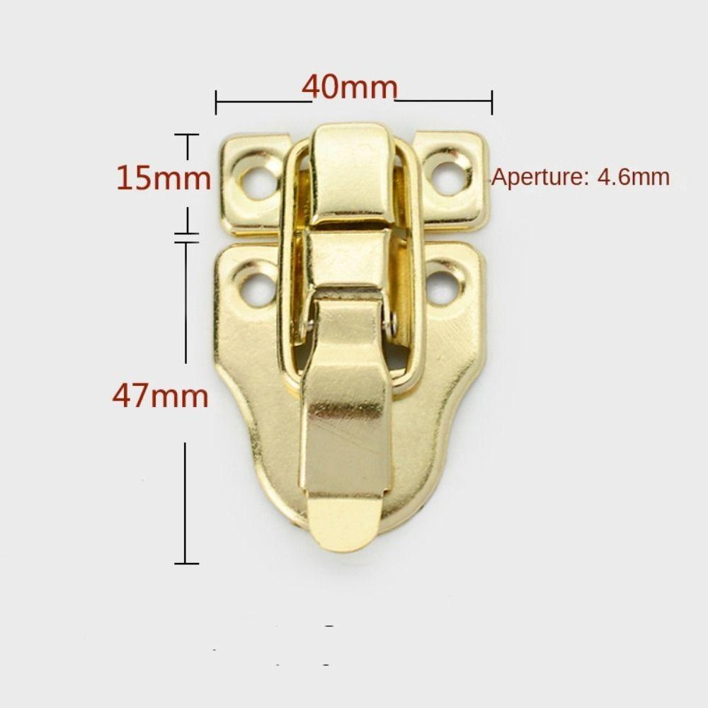 5 шт./компл. Винтажные замки с утконосыми пряжками, металлические засовы для ювелирных изделий, деревянные шкатулки, фурнитура для чемодана и шкафа