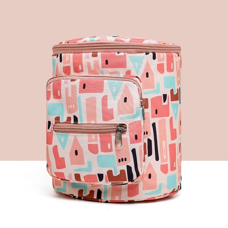 Вместительная коляска для новорожденных, органайзер с милыми мультяшными животными, европейский стиль, сумка для подгузников для младенцев, многофункциональная сумка для улицы