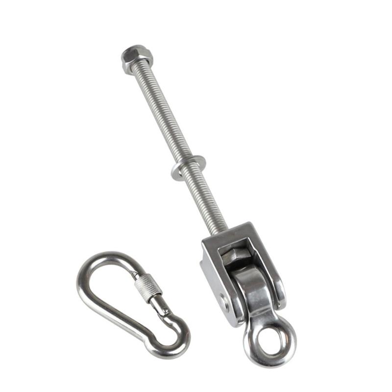 Heavy Duty Bearing Swing Hanger Stainless Steels Hammock Swing Hanger Carabiner Hook for Hammock Punching Bags