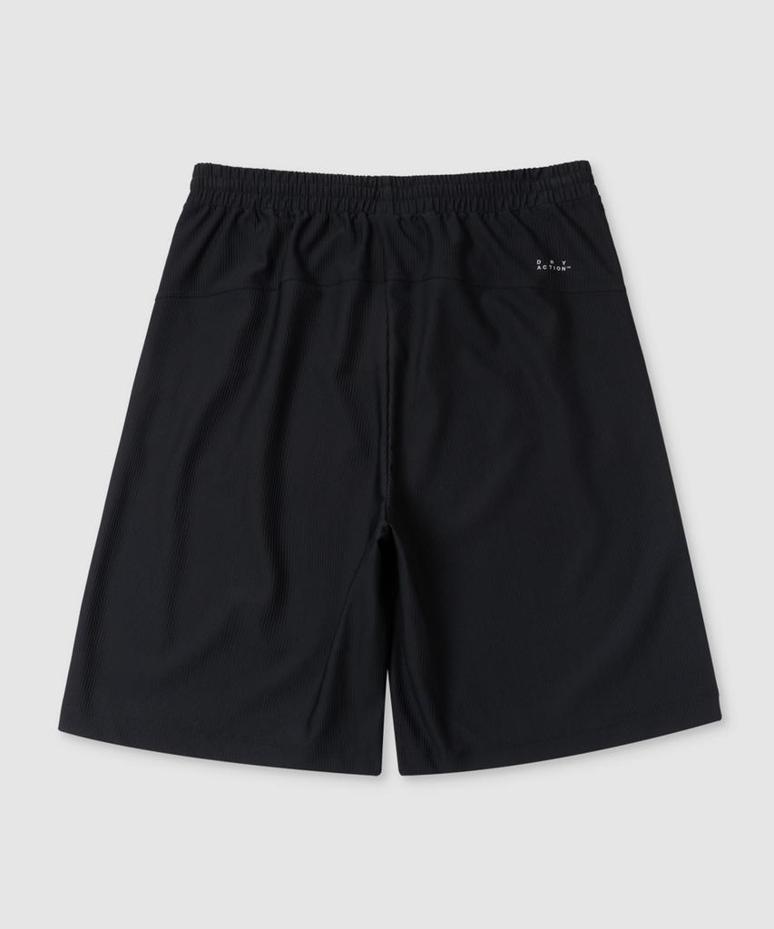 MUSINSA STANDARD SPORTS Ребристые шорты-бермуды (черный)