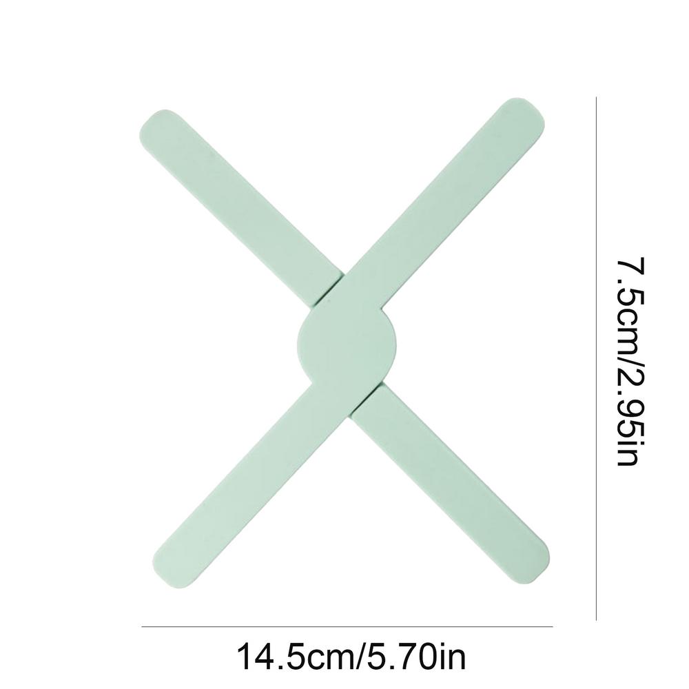 Folding Heat Insulation Pad Thick Silicone Dish Holder Heat Resistant Kitchen Gadget Cookware Utensils Pad For Pot Bowl