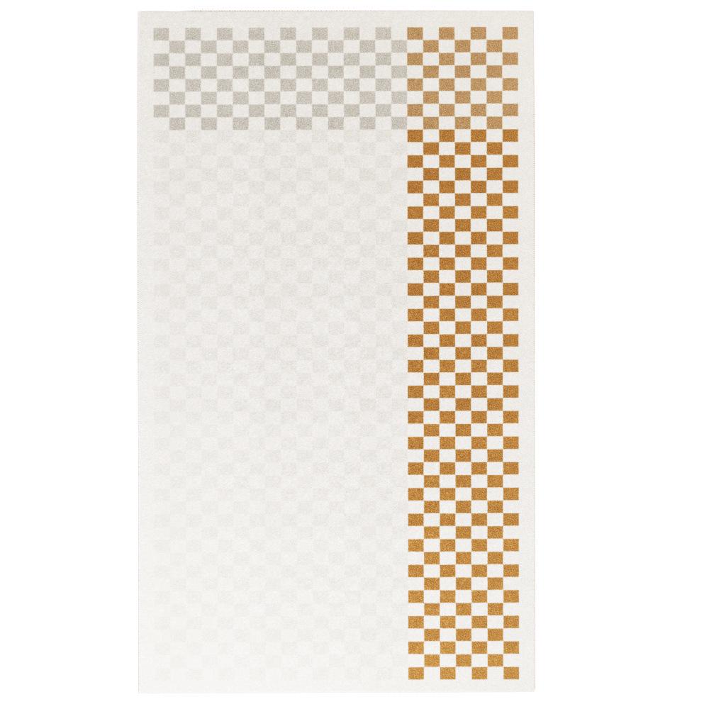 Custom Cashmere Chessboard Carpet for Bedroom & Living Room - Luxurious Thick Bedside Blanket, Stylish Floor Mat