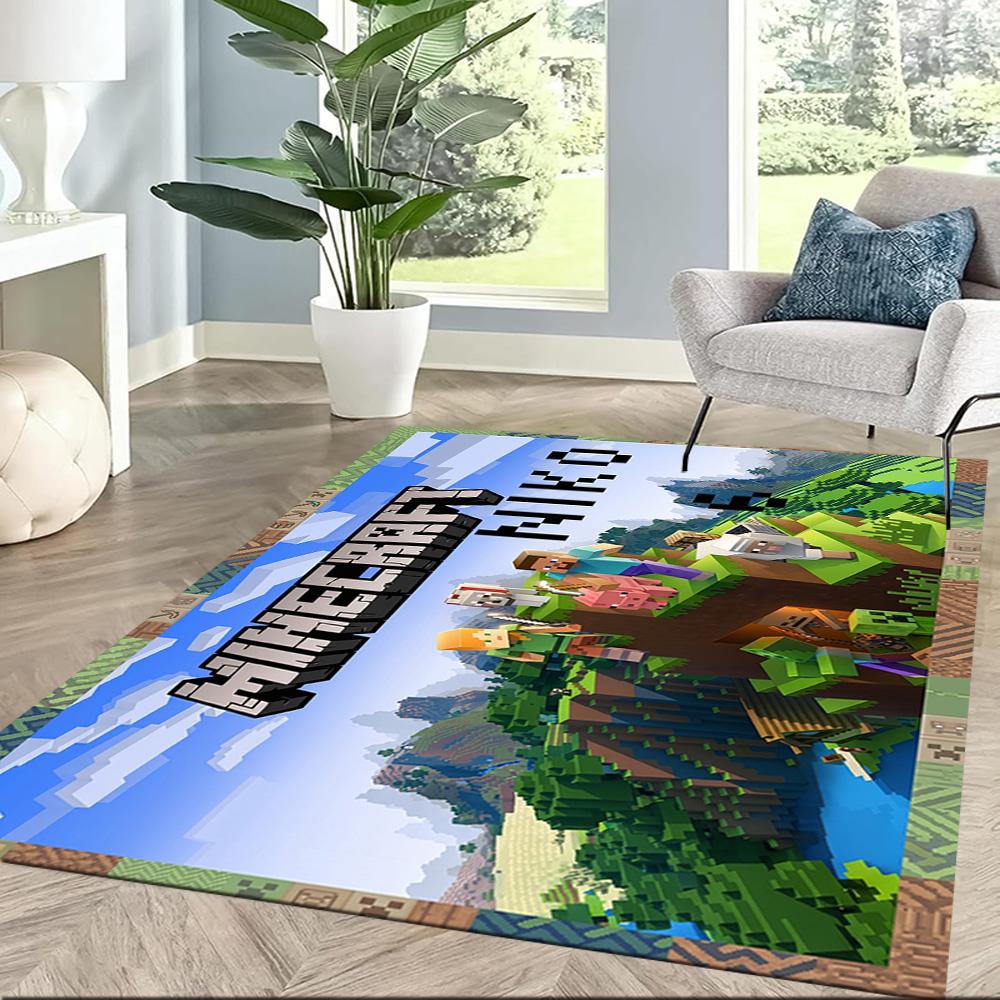 Minecraft 19 Carpet Design for Decorate room Bedrooms Balcony Kitchen Antislip Carpet Anime Office Decor Wedding Party Gift