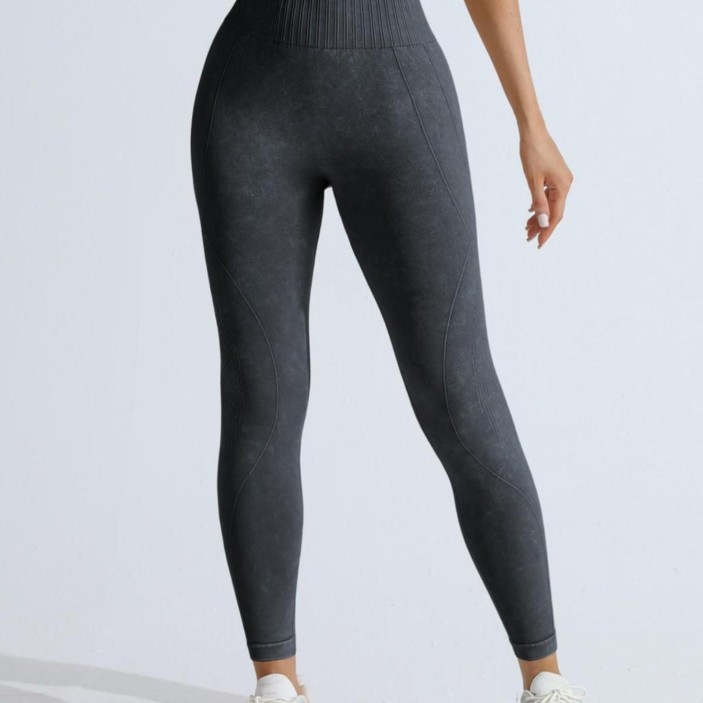 Бесшовные леггинсы для йоги с эффектом «персиковых ягодиц» - Быстросохнущие спортивные брюки для весны