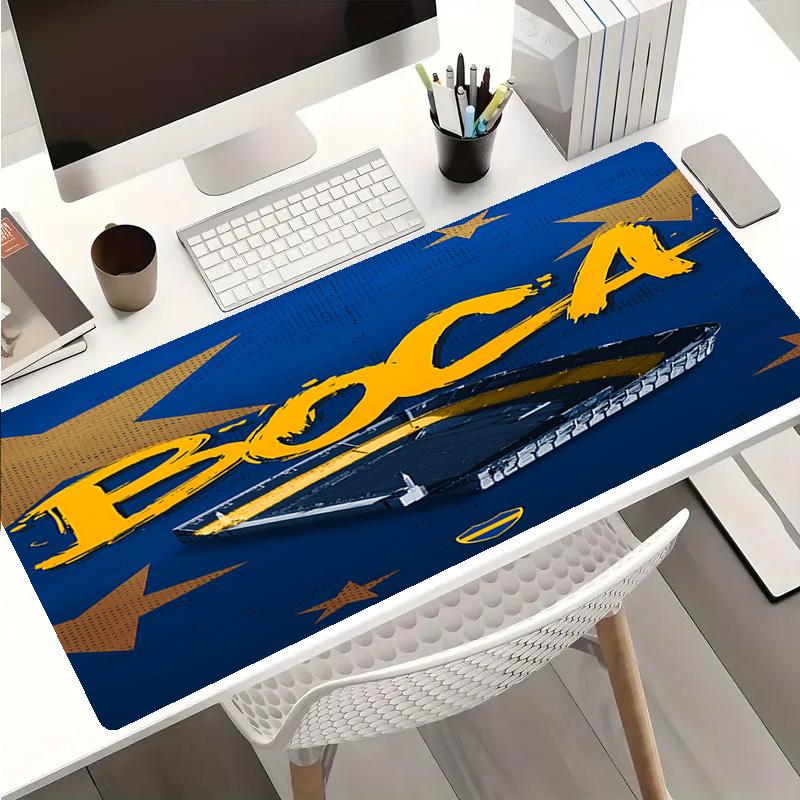 Коврик для мыши Club Atlético Boca Juniors - Нескользящая резиновая основа, Гладкая поверхность для работы, игр, офиса и дома, Настольный коврик для мыши