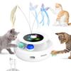 ORSDA Electric Cat Automatic Cat 6 сменная натуральная 2000 мАч перезаряжаемая ручная игрушка-бабочка для кошек для игр, облегчения удовлетворения охоты