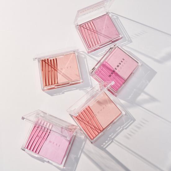 Wakemake Sheer Layering Dual Blusher 7COLOR (plan/single item),Korean Cosmetics, KPOP
