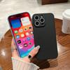 Liquid Silicone Shockproof Matte Case For iPhone 16E 16 Pro Max 15 Plus 14 Pro 13 12 11 Pure Color Slim Soft Anti-Fall Phone Cover