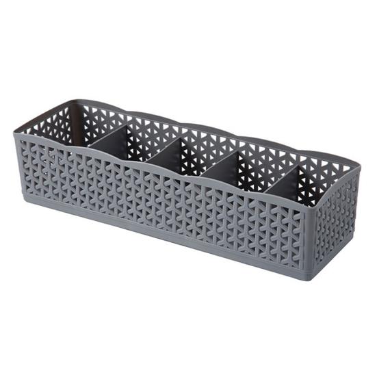 Модный полый пластиковый ящик для хранения шкафа, нижнее белье, носки, органайзер для галстуков