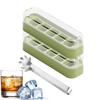 2 Ice Cube Trays with Lids and 1 Ice Clip, 5-Grid Ice Cube Case, Cute Ice Tray, Mini Ice Cream Maker, Small, 4-Corner Shape, Portable, Easy-to-Open St