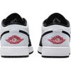 Кроссовки Air Jordan 1 Low GS Panda Toe Kids белые огненно-красные черные HF3188-106