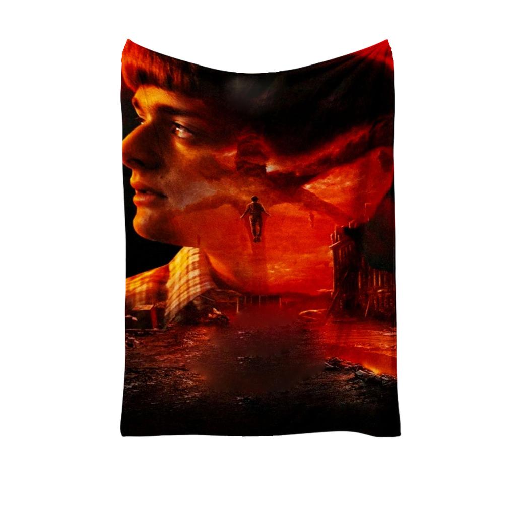 Фланелевые пледы 100x130см, подходящие для взрослых и детей, персонализированные пледы, пледы с цифровой печатью