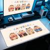 Anime Table Mat Capybara Mousepad Keyboard Mat Students Cabinet Gamer Desktop Mousepad Cup Mats Anti-wrinkle Non-slip Deskpad