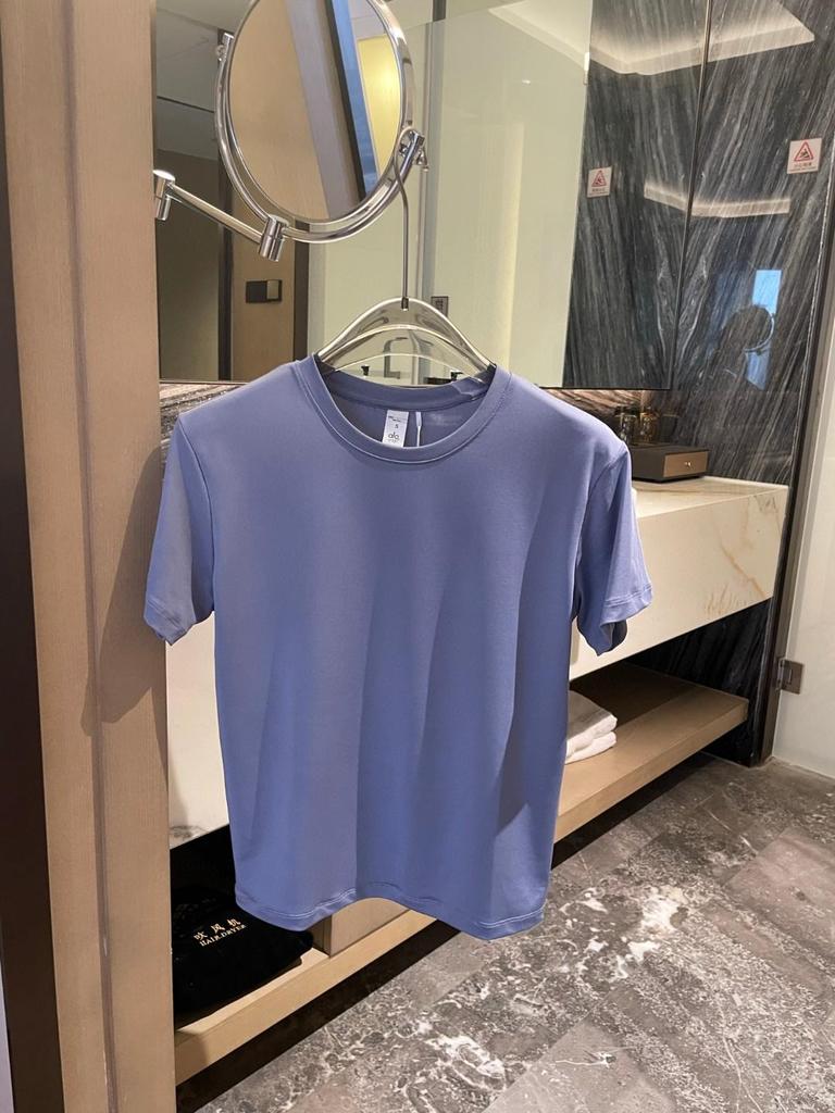 2025 Лето Однотонная Женская Свободная Футболка с Коротким Рукавом - Спортивная, Повседневная, Удобная