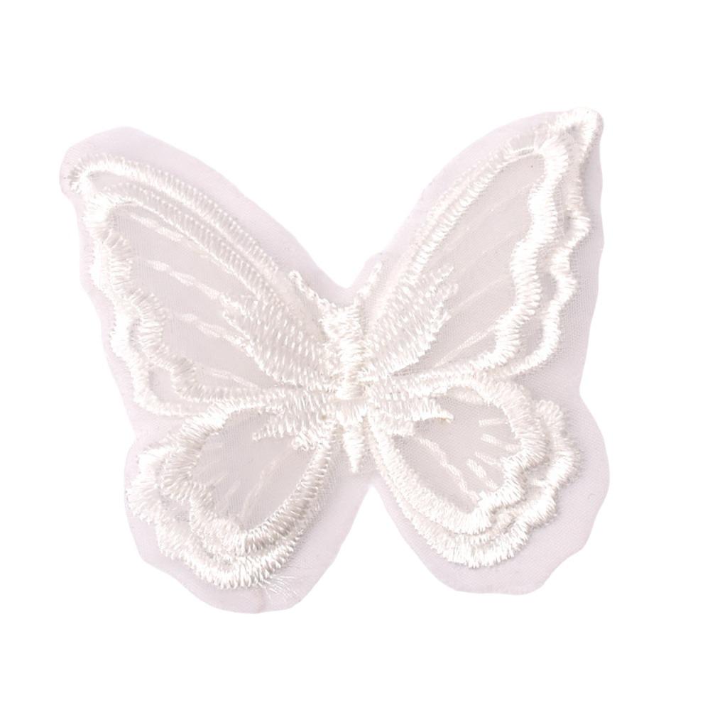 20 шт. бабочка из шифона Dreamy 6 см швейные ремесла украшения дизайн одежды материалы